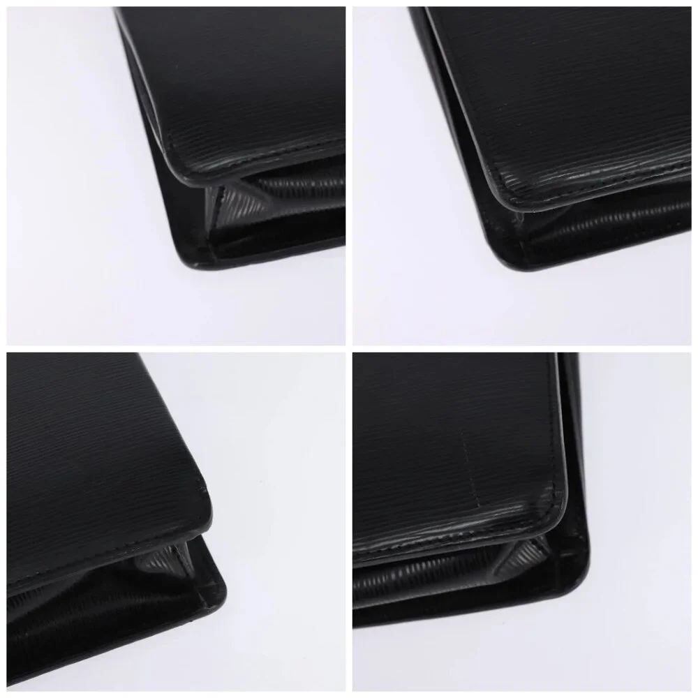 LOUIS VUITTON Epi Laguito Business Bag Noir M54552 LV Auth BA5802